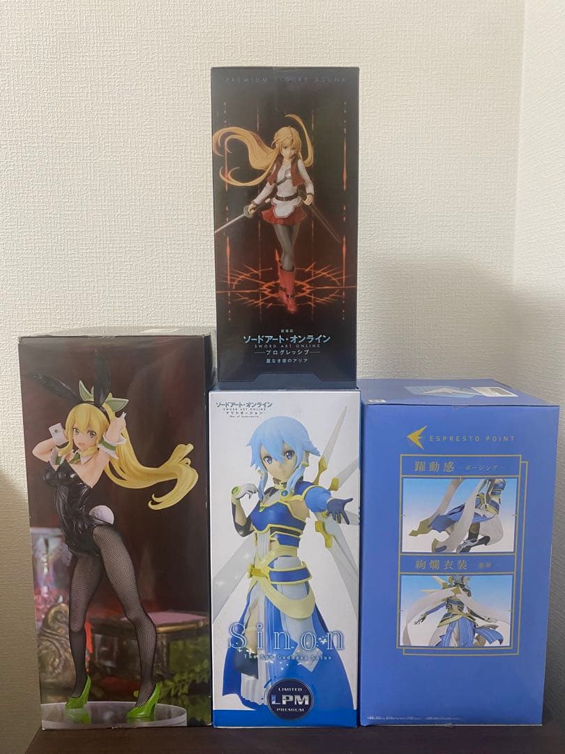 【新品未開封】SAO フィギュア 4点セット アスナ シノン リーファ まとめ売