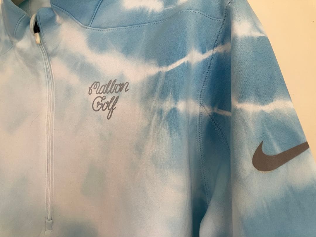 malbon マルボン nike ナイキ ハーフジップ 裏起毛 スウェットシャツ