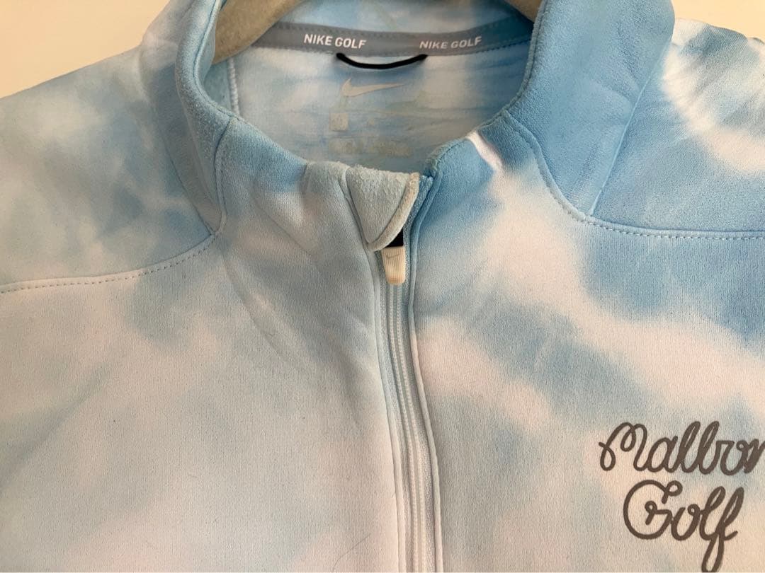 malbon マルボン nike ナイキ ハーフジップ 裏起毛 スウェットシャツ