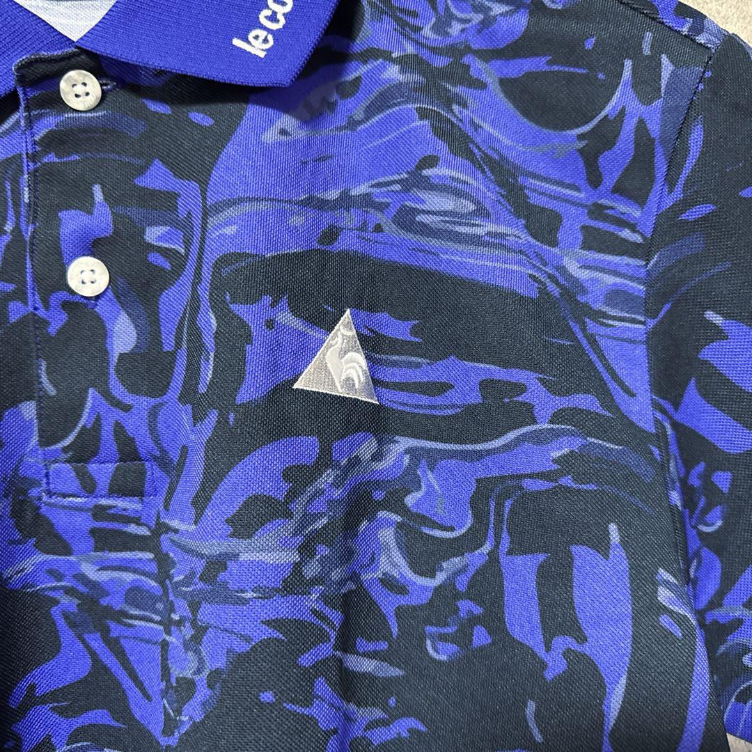 le coq sportif golf ルコック 総柄 半袖 ポロシャツ ウェア
