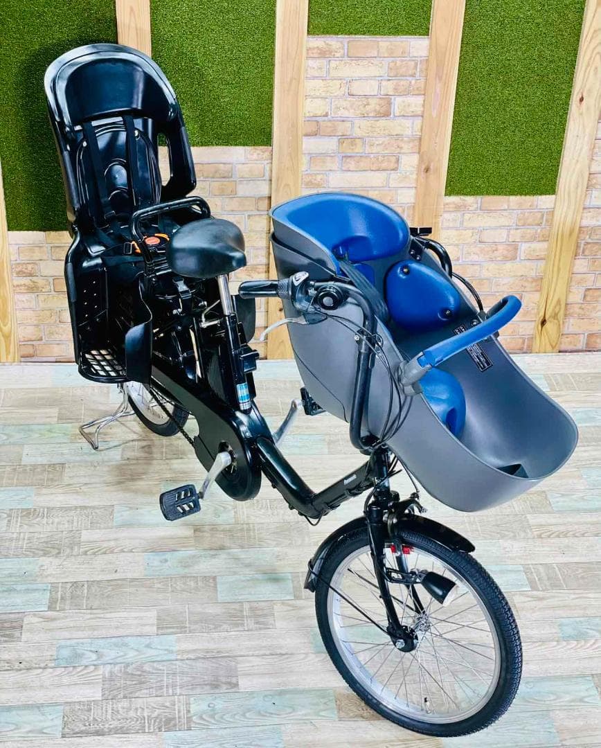 2018 マット系ブラック　ギュット　子供乗せ電動アシスト自転車 ZH2050