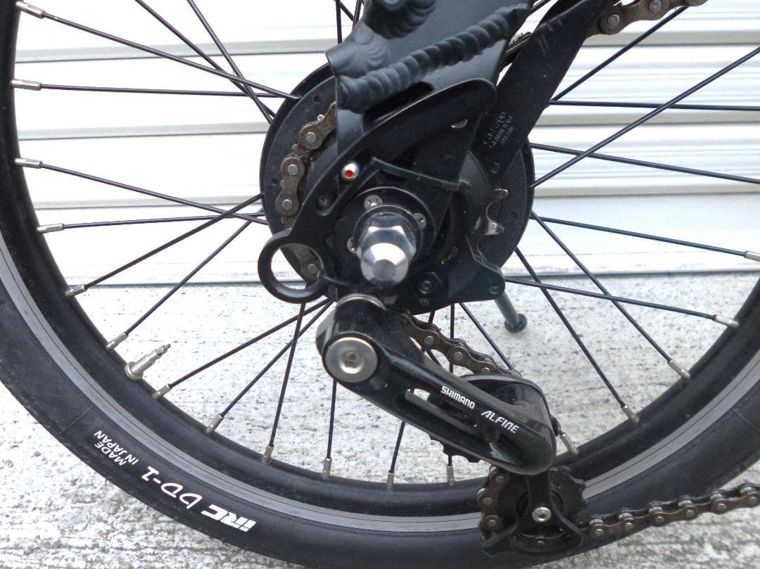 引取り限定 希少 BD-1 ALFINE 内装11速 マットブラック 2014年