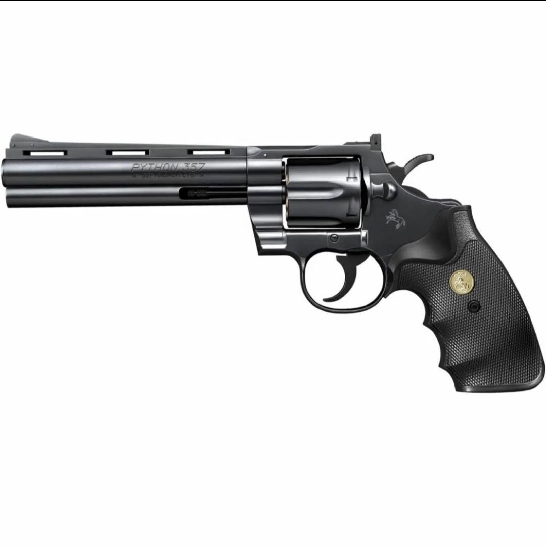 新品 東京マルイ コルトパイソン .357マグナム 6インチ ブラックモデル