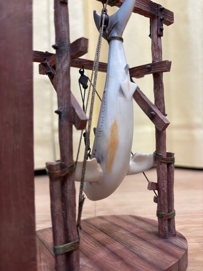 【美品】USJグッズ JAWS ジョーズ キーチェーンフック スタンド