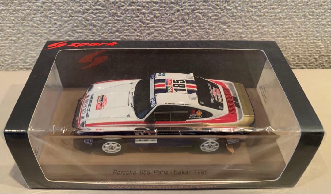 1/43 Porsche 959 #185 Pari-Dakar J.イクス
