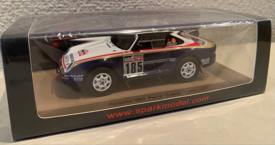 1/43 Porsche 959 #185 Pari-Dakar J.イクス