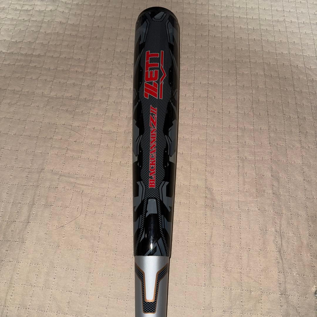 【M号対応】ゼット ブラックキャノン Z2 軟式バット 83cm 640g