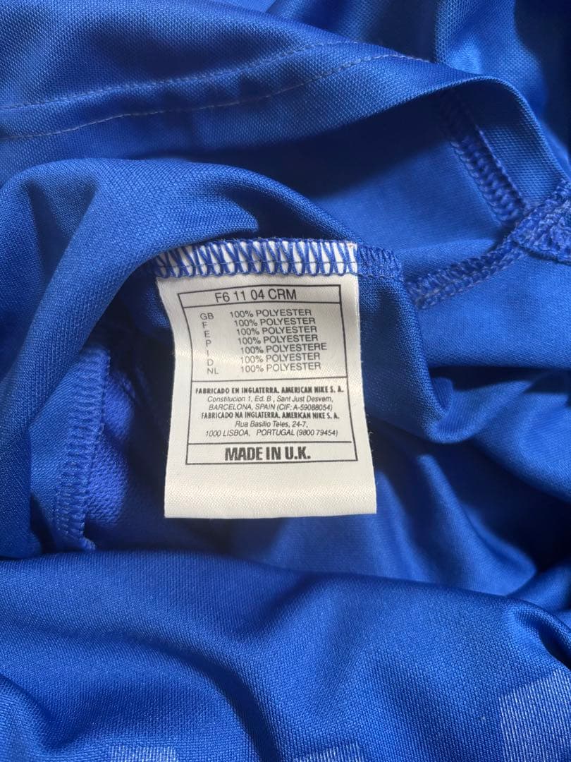【美品】イタリア代表 96-97 ユニフォーム NIKE製 背面ロゴ