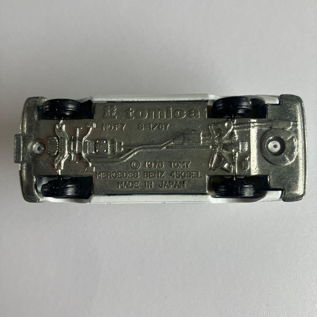 ■絶版》輸出トミカNo.F7【日本製】メルセデス ベンツ450SEL☆中古箱なし