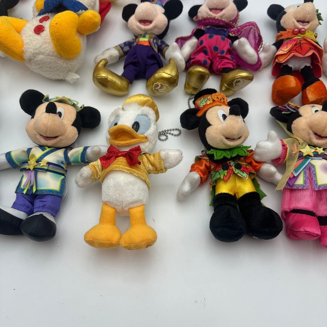ディズニー　ミッキー・ミニー・プーさん等ぬいぐるみ15体セット