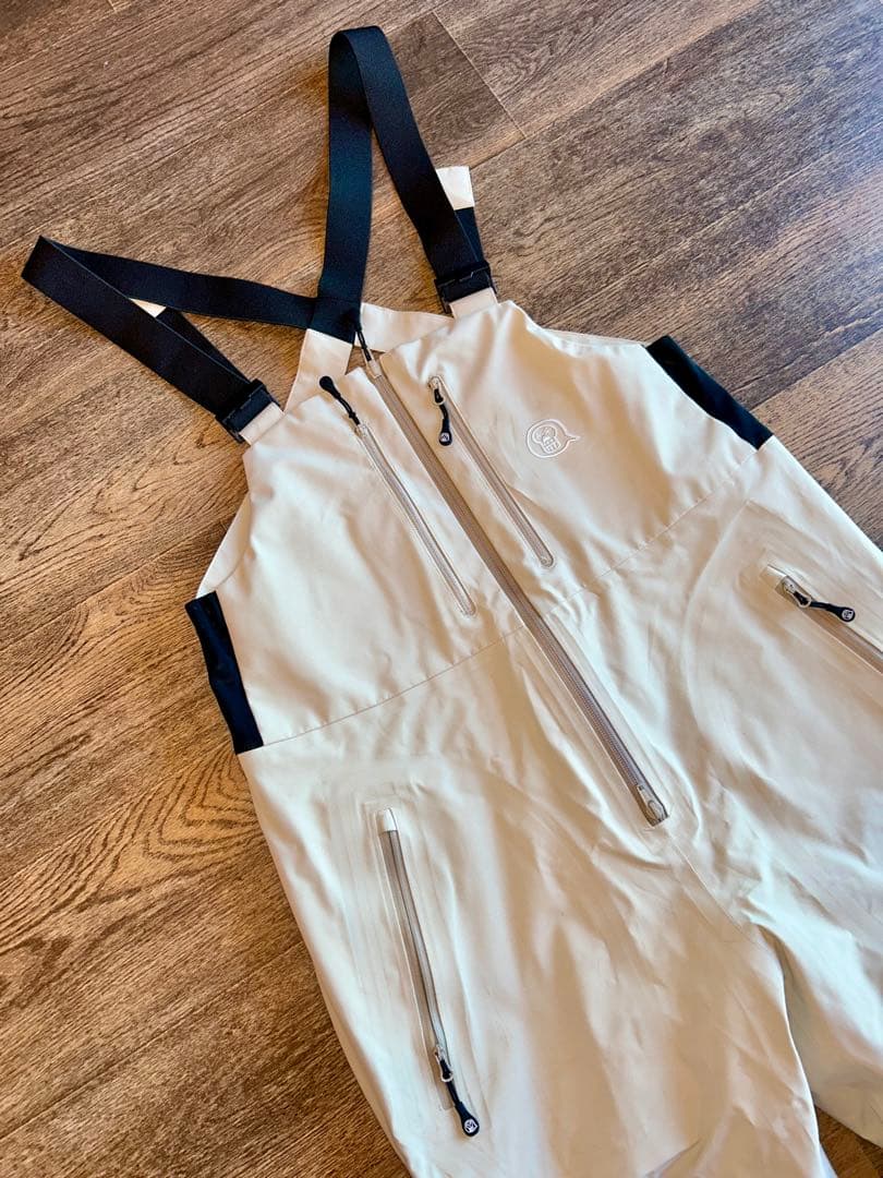 スノーボード 23-24 unfudge PEEP BIB PANTS BEIGE