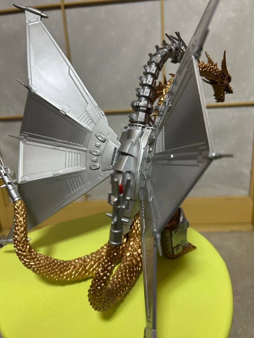 ⚠️注【両翼細突起部補修有/処分価格‼️】東宝怪獣コレクション「メカキングギドラ」