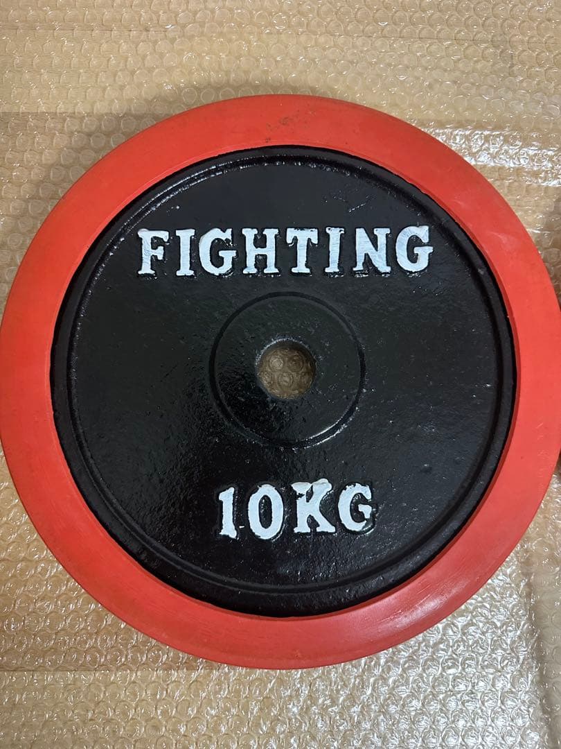 早い者勝ち　ファイティングロード　バーベルダンベルプレート10kg 2個セット