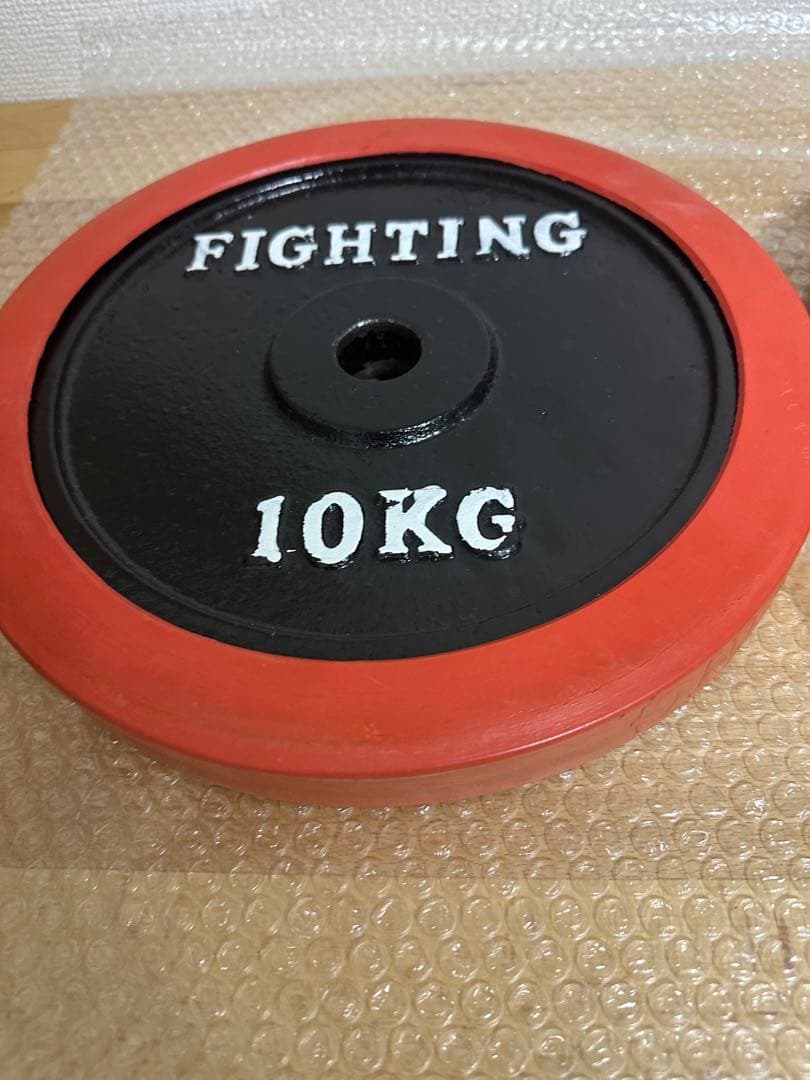 早い者勝ち　ファイティングロード　バーベルダンベルプレート10kg 2個セット