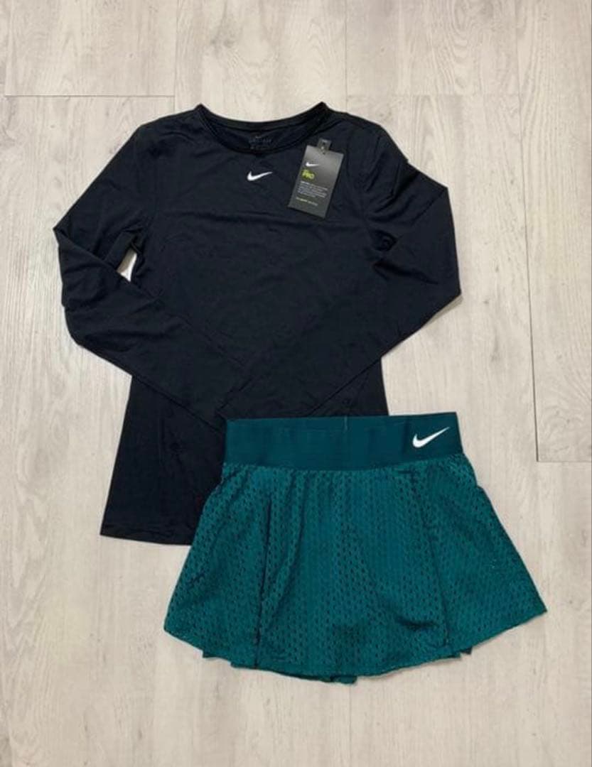NIKE ナイキ　テニスウェア パンチングスコート　US-XS