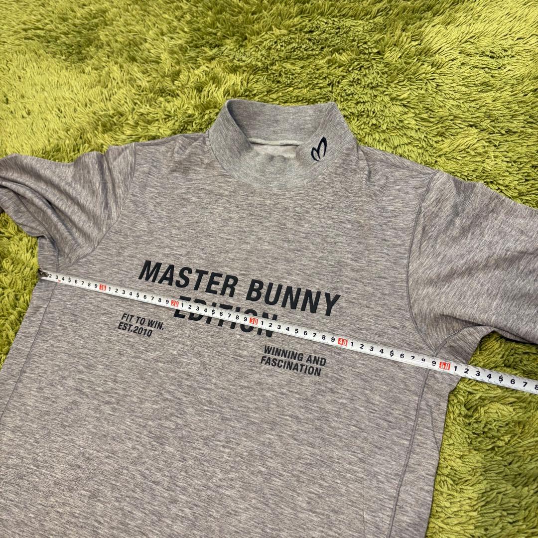 マスターバニーエディション 長袖モックネックシャツ ハイネック グレー サイズ5