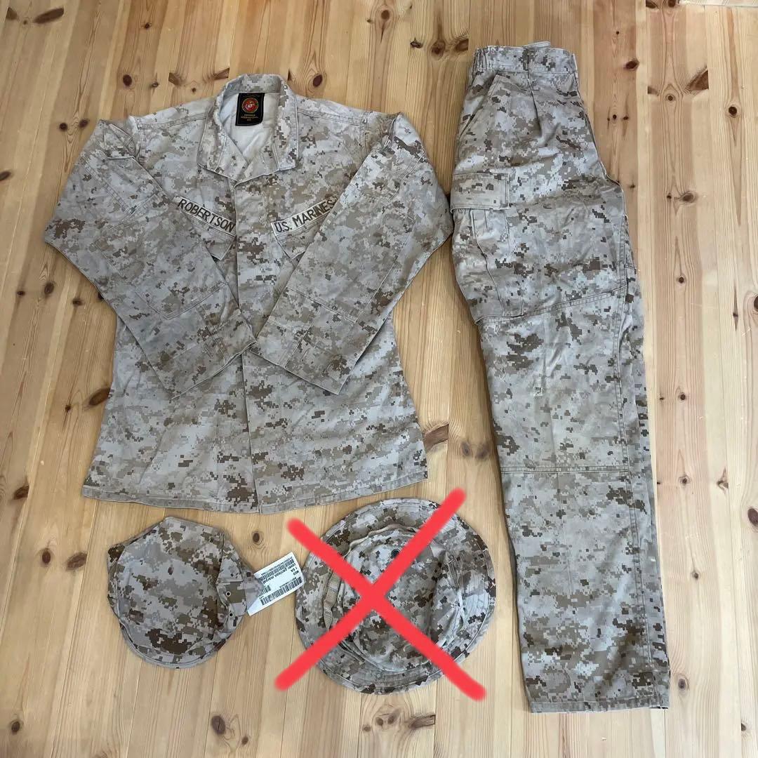 アメリカ軍服　上下帽子セット