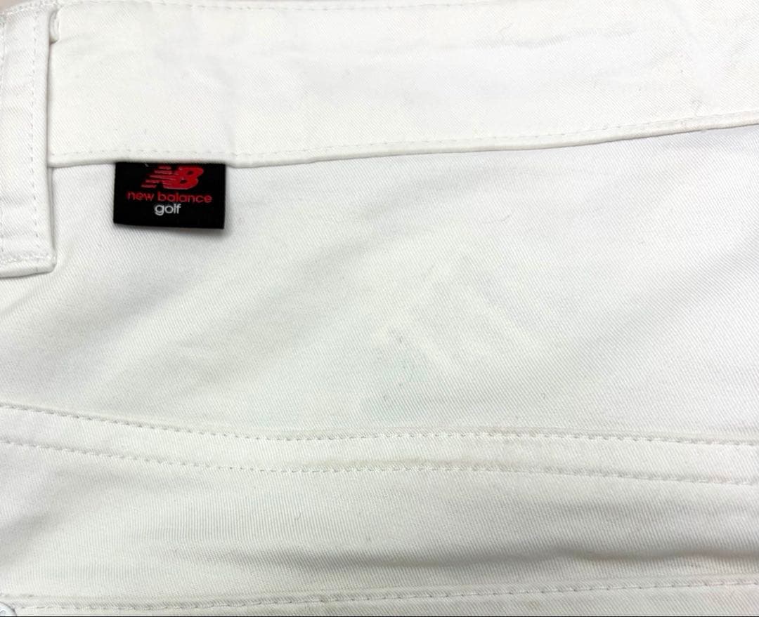 New Balance Golf ホワイト スリムフィット パンツ SIZE L