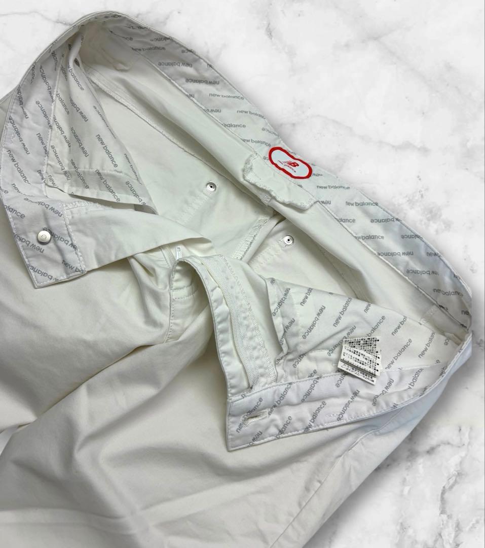 New Balance Golf ホワイト スリムフィット パンツ SIZE L