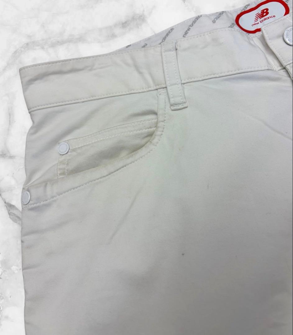 New Balance Golf ホワイト スリムフィット パンツ SIZE L