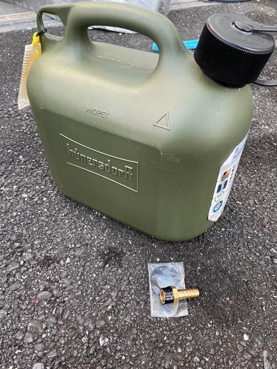 ヒューナースドルフ オリーブ ウォータータンク 燃料タンク 5L