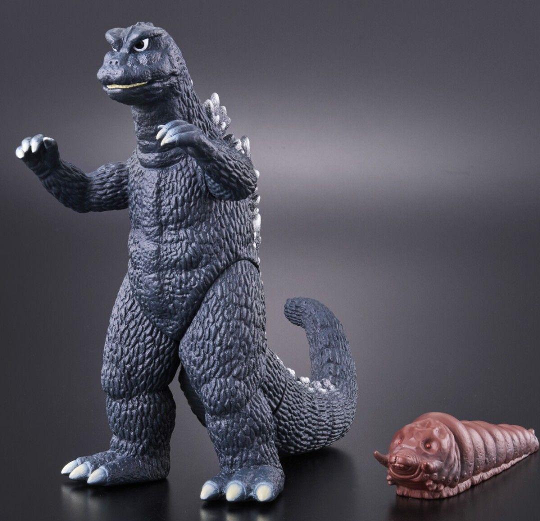 未開封●限定 ゴジラ1968 モスラ幼虫 ムービーモンスター　怪獣総進撃セット