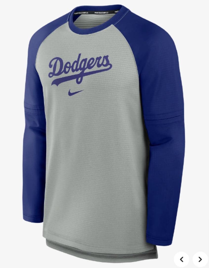 海外S：ドジャース　オーセンティックコレクション　長袖Tシャツ 大谷翔平
