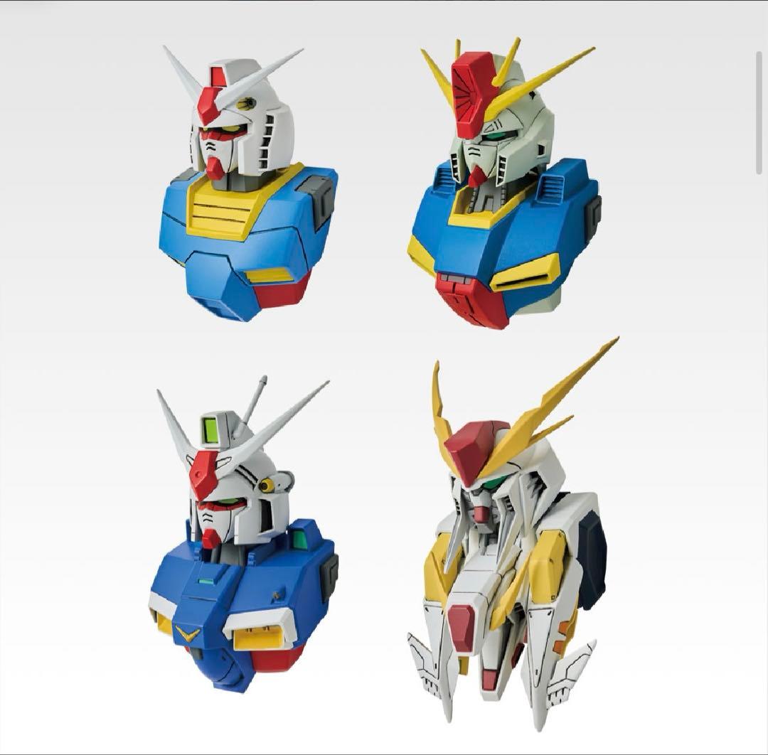 一番くじ　機動戦士ガンダム　A賞 νガンダム　D賞 ヘッドマグネット　コンプ