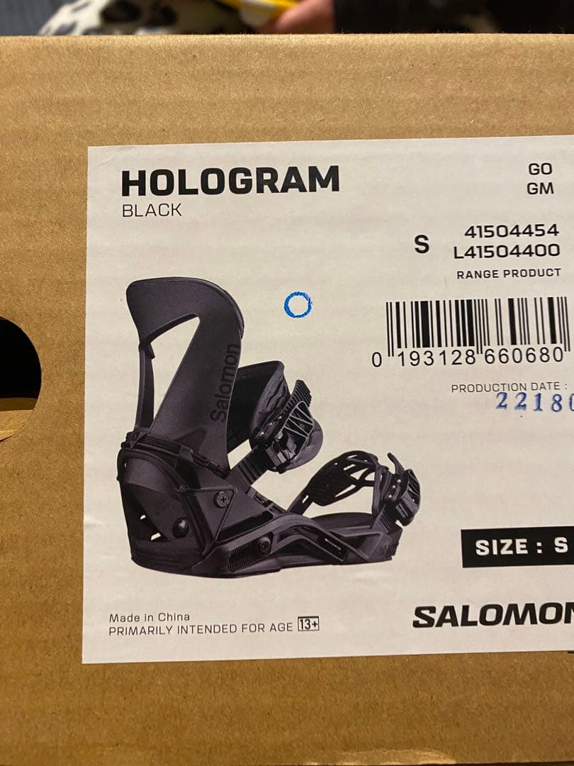 SALOMON HOLOGRAM ホログラム Sサイズ