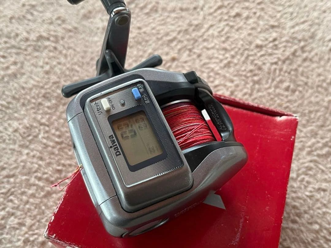 ダイワ デジタルリール タナセンサーS 250DX早技 +PEライン 美品