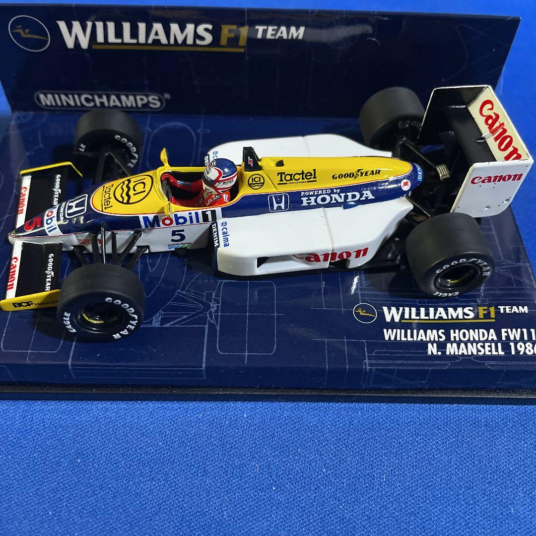 P.M.A F1 1/43 N.マンセル　ウィリアムズ・ホンダ　FW11