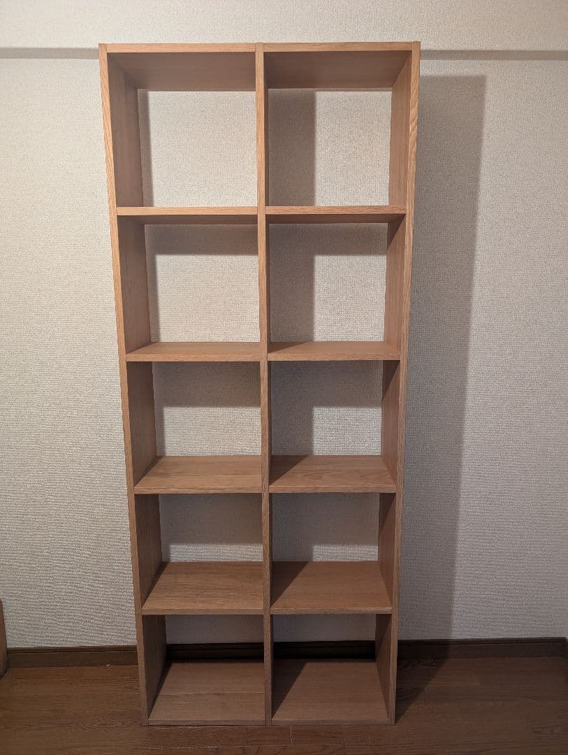 無印良品スタッキングシェルフ 5段×2列