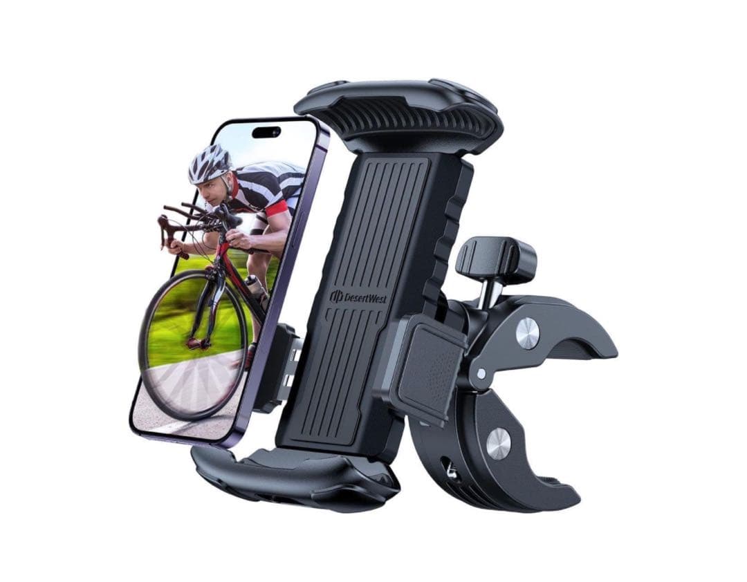 自転車 スマホホルダー スマホスタンド 360度回転