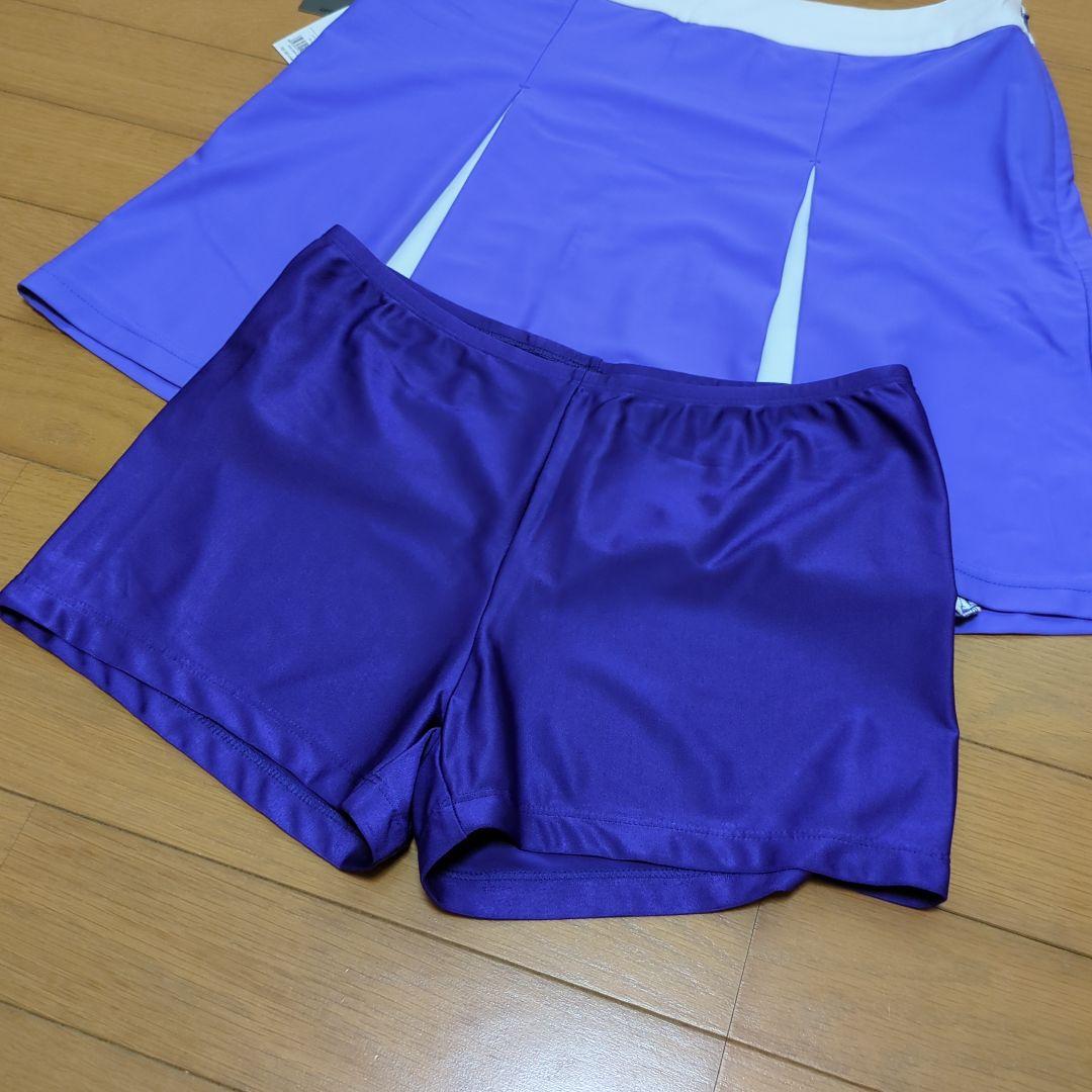 新品　ジーフォア　上下セット　パープル＆ホワイト