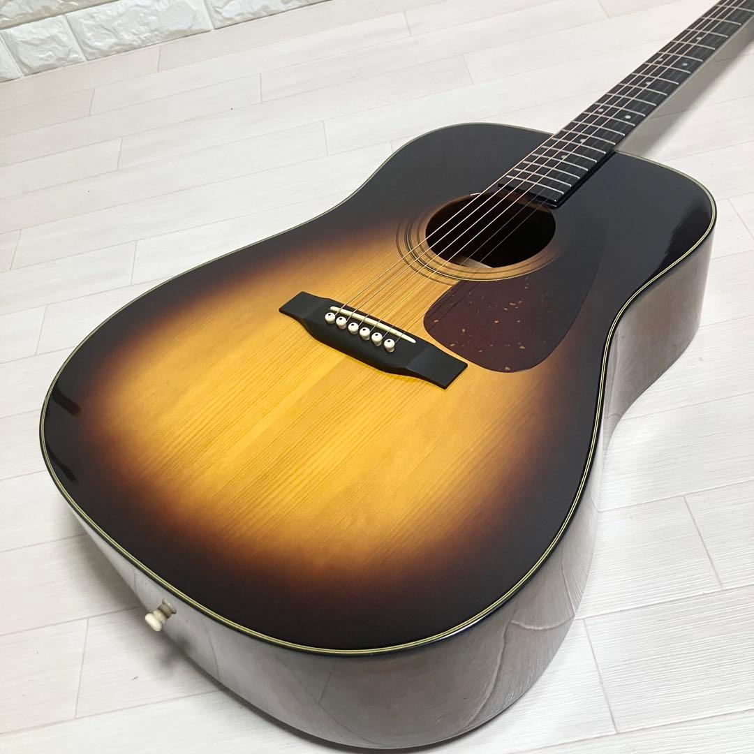 【美品】弦新品/Morris MD-508モーリスアコースティックギターケース付