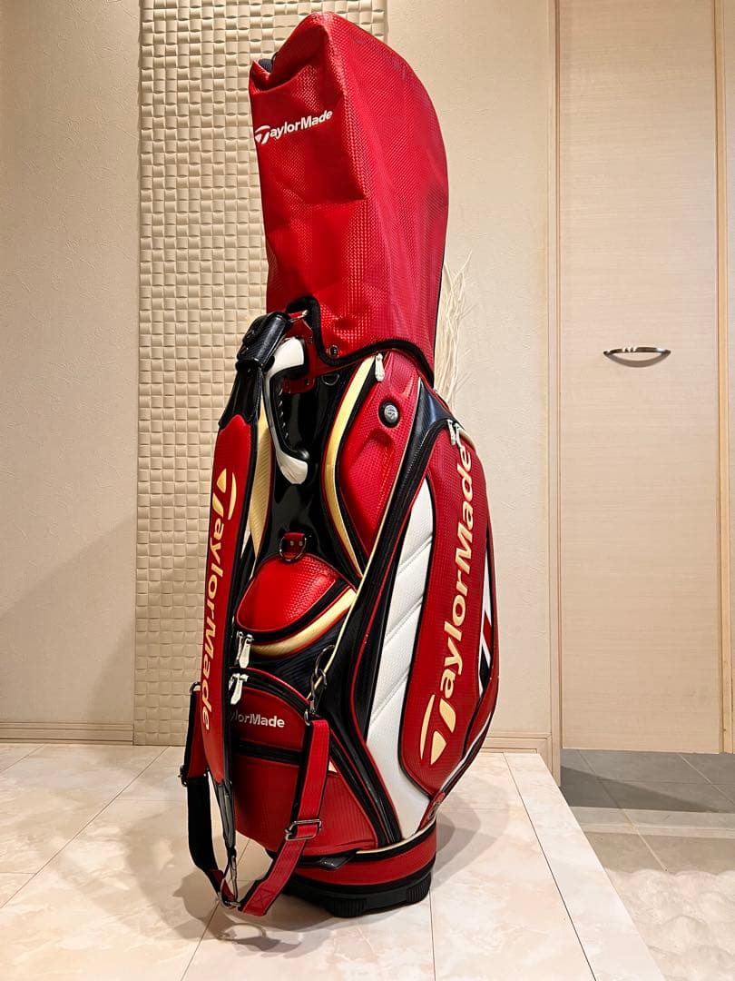 TaylorMade キャディバッグ レッド　おまけ付★
