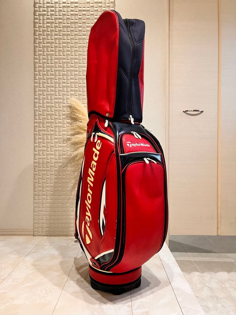 TaylorMade キャディバッグ レッド　おまけ付★