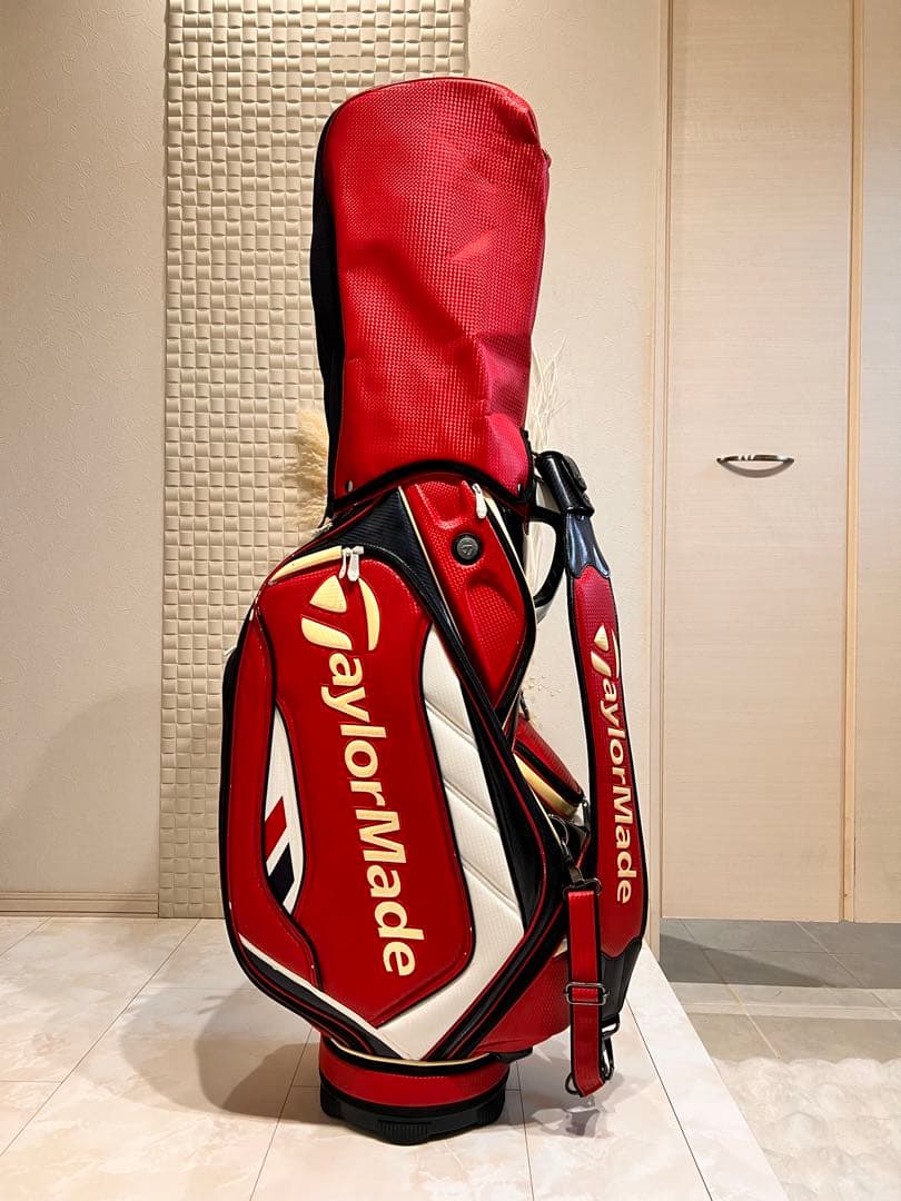 TaylorMade キャディバッグ レッド　おまけ付★