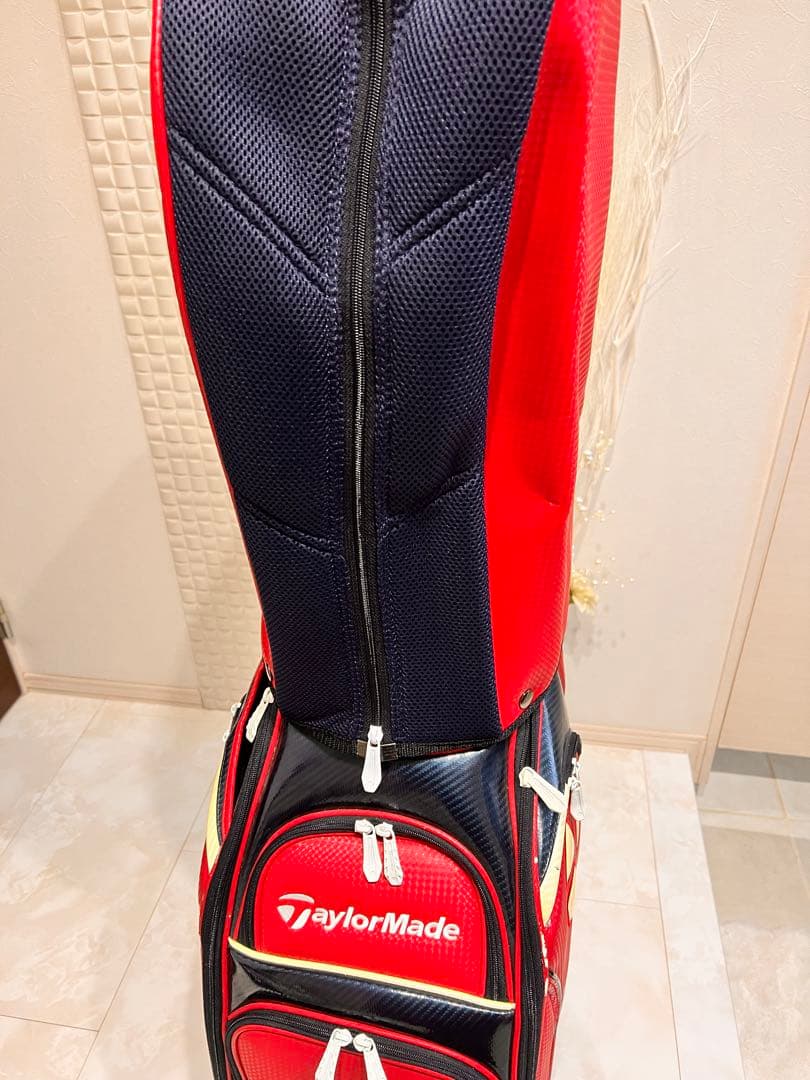 TaylorMade キャディバッグ レッド　おまけ付★