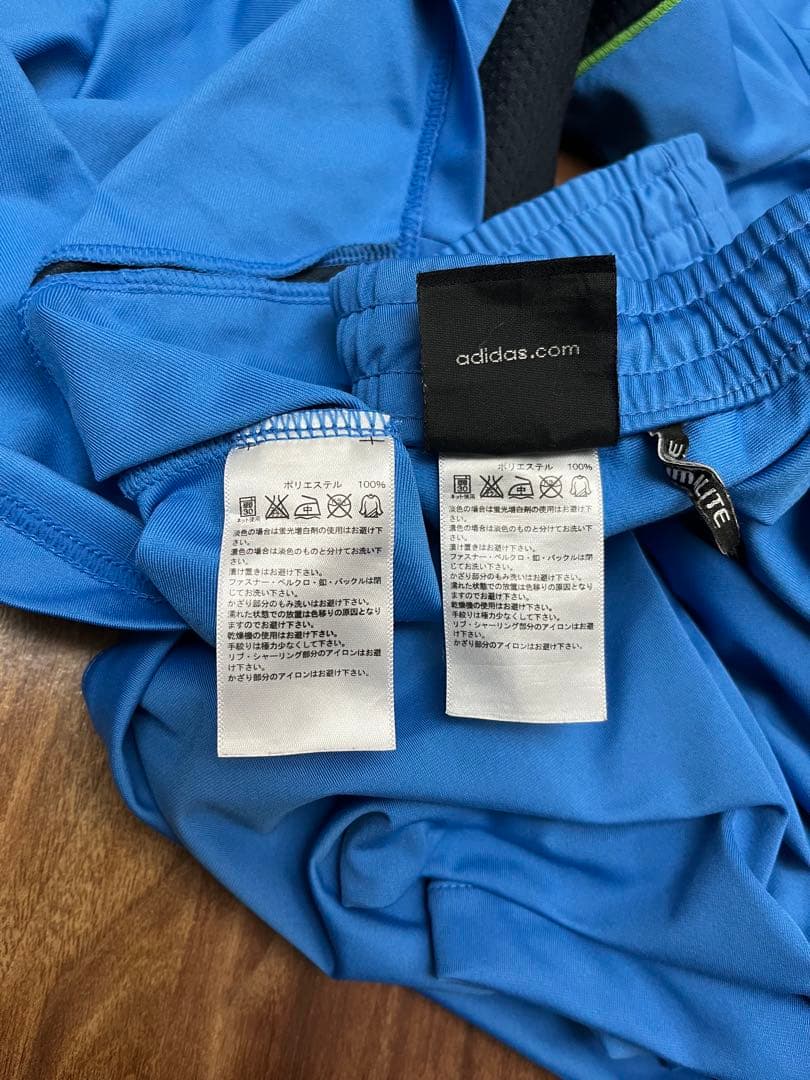 ☆adidasアディダス☆サッカートレーニングトップパンツ上下Mセットアップ