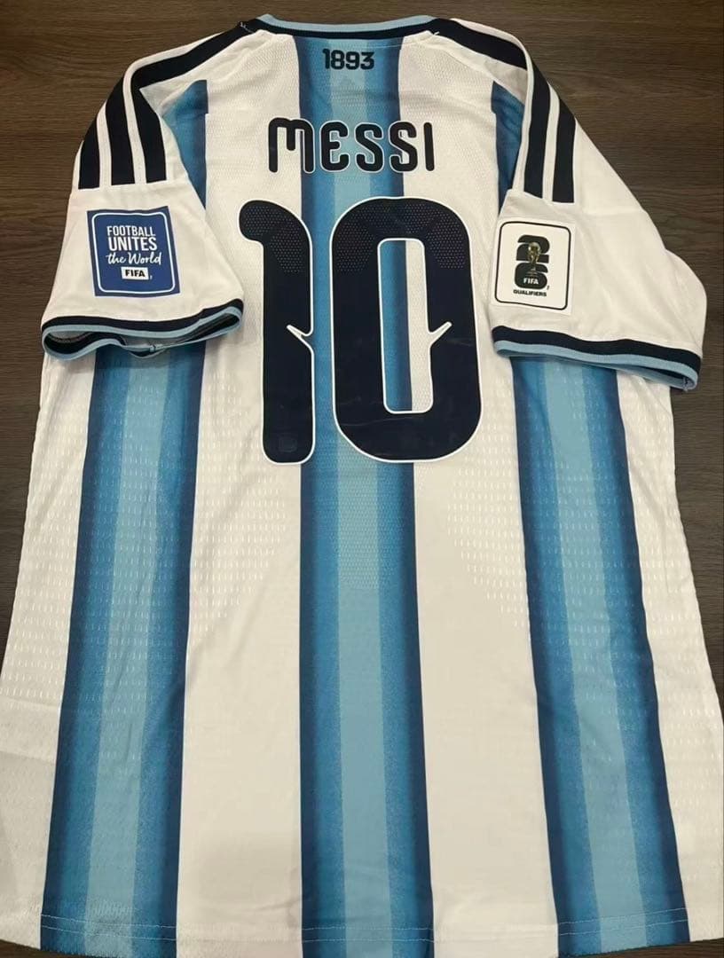 アルゼンチン代表 2026年ワールドカップ ホームキット 選手仕様 Lサイズ