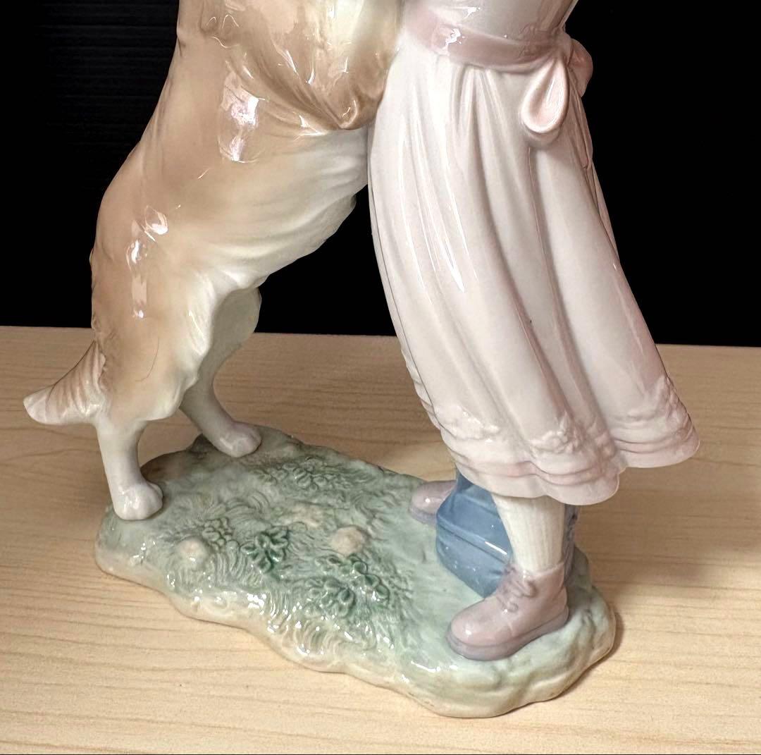 LLADRO リヤドロ　待ってたよ！ 犬と少女　6903 ※美品