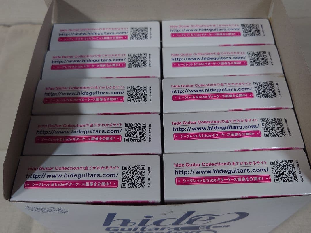 hide ギターコレクション 1BOX X JAPAN ミニチュアギター 模型