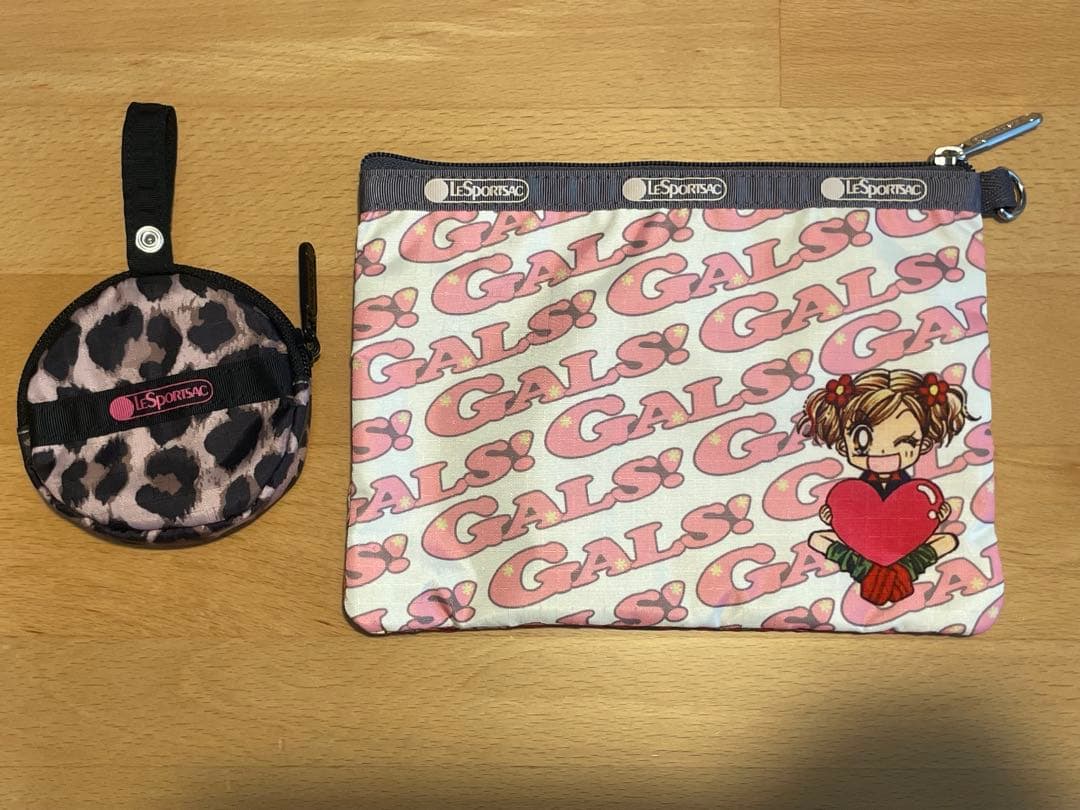 【新品未使用】lesportsac　ギャルズ　ポーチ2点セット