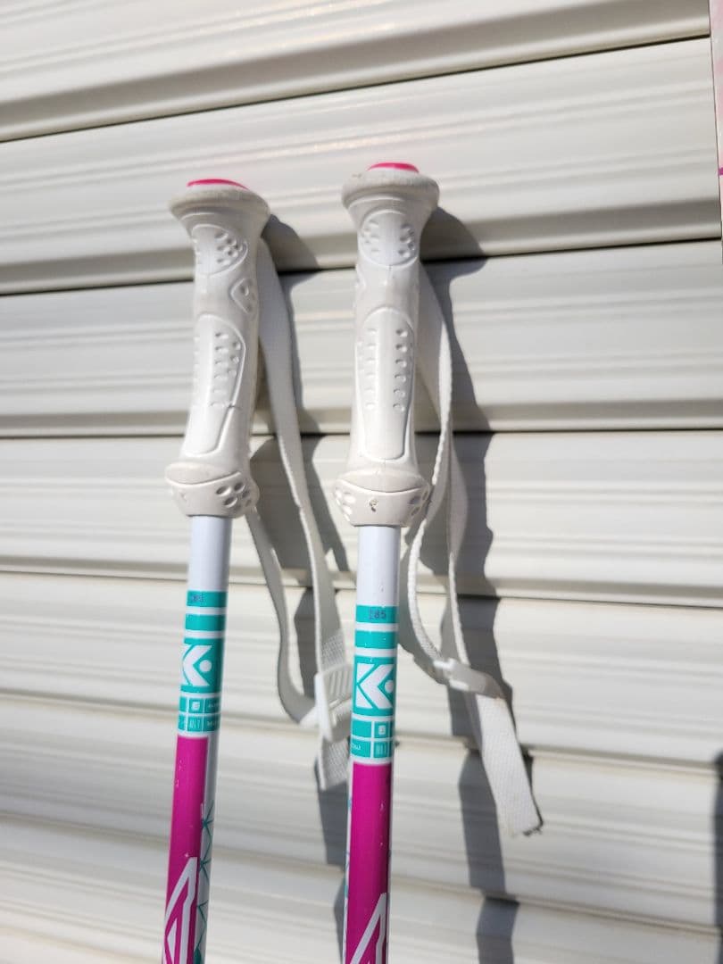 スキー板　ストック　ジュニア用