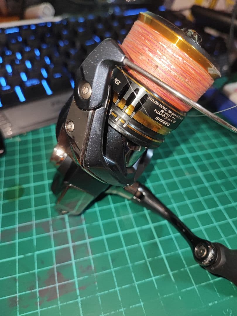 つりきち シマノ21アルテグラ C3000HG 替え2500SHG