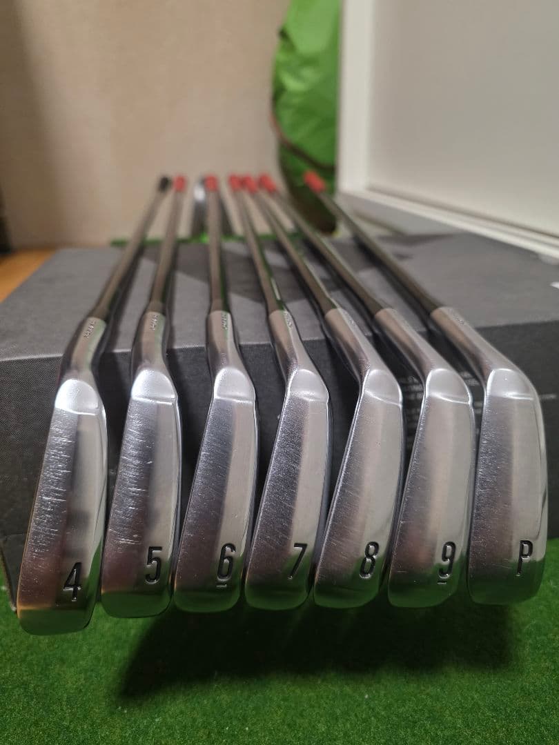 スリクソンzx5 mk2 KBS Sテーパーブラック　　4-P 7本セット