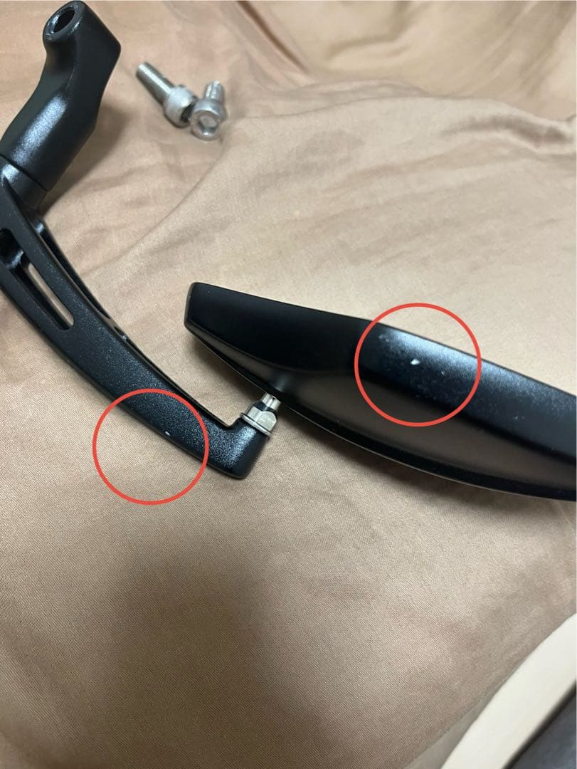 デイトナ製　バイク用ミラー (左右セット)