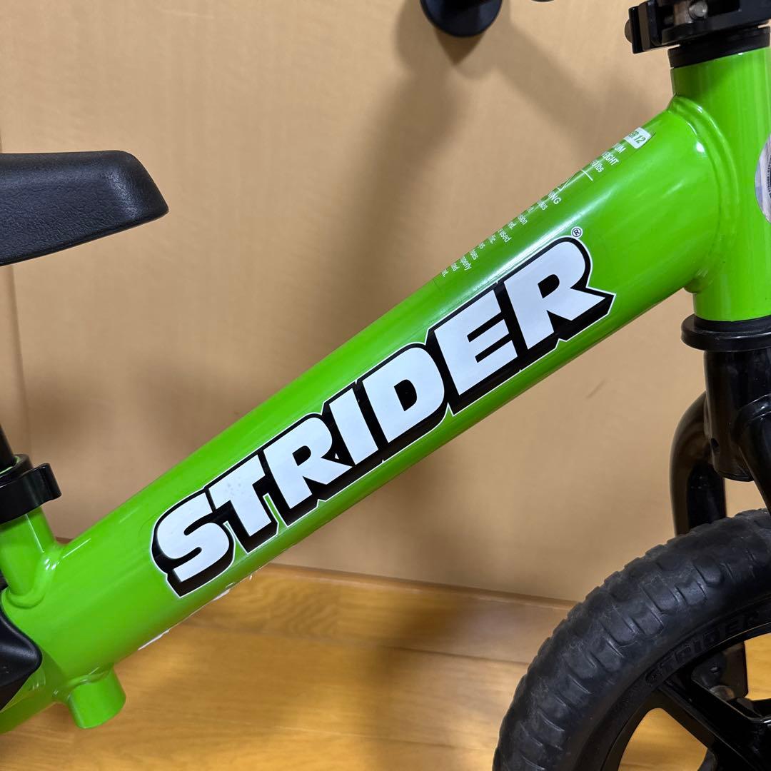 美品 ストライダー 12 スポーツ グリーン 本体