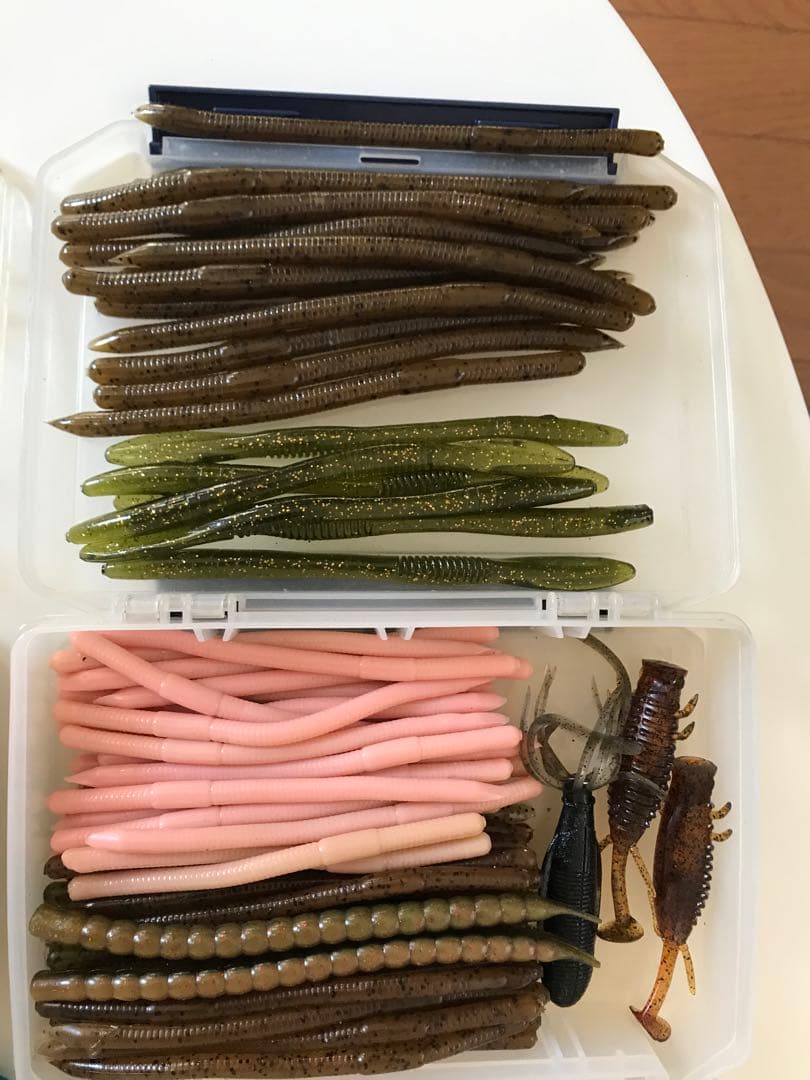 【SALE】これだけあれば安心でしょ〜セット　色々ワーム　バス釣り　フィッシング